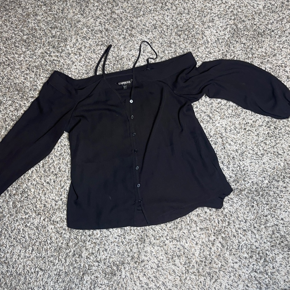 Express Blouse Black Small - Like New